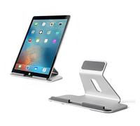 Thingy Club Aluminum Desktop Stand For Apple iPad PRO, Surface PRO and All Other 7''-13 (Silver Tablet Stand)