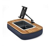 Thingy Club Lap Beanbag Tablet Stand with 360° Adjustable Arm & Snack Bowl - Hands-Free Holder for Bed, Couch & Recliner, Fits 4.7"-13" Devices