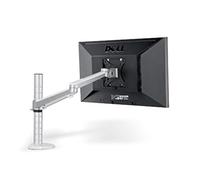 ThingyClub Adjustable Aluminium Universal Single LCD LED Desk 10"-27" Mount Arm Monitor Stand Bracket with Adjustibility (Tilt ±45°|Swivel 90°|Rotate 360°)