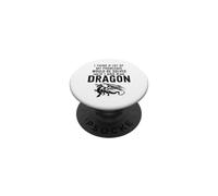 Think A Lot of My Problems Would Be Solved If I Had A Dragon PopSockets Adhesive PopGrip