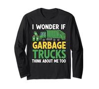 Think About Me Too Recycling Separation Garbage Truck Long Sleeve T-Shirt