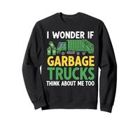 Think About Me Too Recycling Separation Garbage Truck Sweatshirt