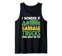 Think About Me Too Recycling Separation Garbage Truck Tank Top