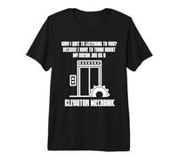 Think About My Dream Job as a Elevator Mechanic Premium T-Shirt