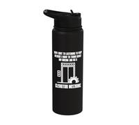 Think About My Dream Job as a Elevator Mechanic Stainless Steel Insulated Water Bottle