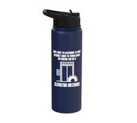 Think About My Dream Job as a Elevator Mechanic Stainless Steel Insulated Water Bottle