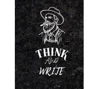 Think and Write - writing journal: 90 GSM, Ruled, Paperback.