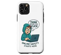 Think Before You Click - Cybersecurity Awareness Case for iPhone 11 Pro