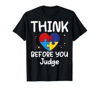 Think Before You Judge Women Men Kids Shirt Tshirt Funny Tee T-Shirt