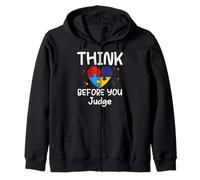 Think Before You Judge Women Men Kids shirt Tshirt funny Tee Zip Hoodie