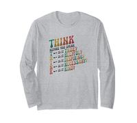 Think Before You Speak Teacher Kindness Long Sleeve T-Shirt