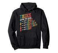 THINK Before You Speak Teacher Kindness Pullover Hoodie