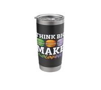 Think Big Make Macarons Parisian Love Baker Lover Macaron Stainless Steel Insulated Tumbler