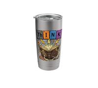 Think Chemistry Elements Funny Science Nerd Periodic Table M Stainless Steel Insulated Tumbler