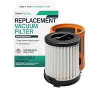 Think Crucial High-Efficiency Replacement Filter & Holder Compatible with WORX WX030L Compact Vacuum Cleaner, Part# WA6077, Premium Air Filtration (1 Filter & 1 Holder Kit)