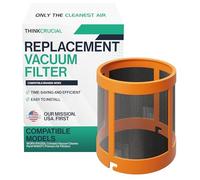 Think Crucial High-Efficiency Replacement Filter Holder Compatible with WORX WX030L Compact Vacuum Cleaner, Part# WA6077, Easy Installation (1-Pack Filter Holder Only)