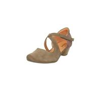 Think! Damen AIDA chromfrei gegerbte nachhaltige Halbschuhe, Taupe/Kombi 3000