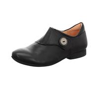 Think! Damen GUAD2 chromfrei gegerbte nachhaltige Halbschuhe, Schwarz 0000