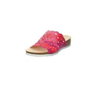 Think! Damen Julia chromfrei gegerbte nachhaltige Pantolette, Fuxia 5020