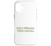 Think different. Think neuron. Case for iPhone 16 Plus