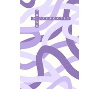 Think Differently - White with Purple Design: A 6x9 Lined Hardcover Journal with 150 Pages for Reflection, Gratitude, and Creative Writing
