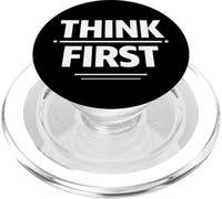 Think First Rational Decision Mindset Identity PopSockets PopGrip for MagSafe