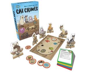 Think Fun Cat Crimes - Who Done It Logic Game and Brainteaser