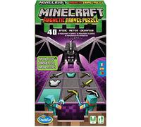 Think Fun - Minecraft Games | Minecraft Games Child 7 Years or More | Minecraft Games 40 Challenges | Travel Game Magnetic Pieces | Educational Logic Games | English