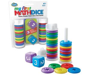 Think Fun My First Math Dice - Fun Early Math & Counting Game for Kids 3+
