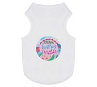 'Think Happy Thoughts' Pet Dog/Cat T-Shirt (PT00136879)