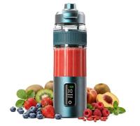 Think Home Essence Portable Blender - 600ml Smart Personal Smoothie Maker, Cordless Type-C Rechargeable Mixer with Detachable Bottle & LED Display, Dual Blend & Pulse Mode for Ice