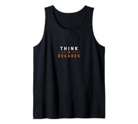 Think in Decades Bitcoin Digital Asset Philosophy Tank Top