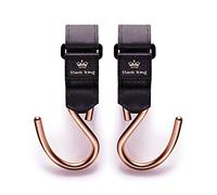 Think King Mighty Pushchair Hook Aluminium with Non-Slip Coating Pack of 2