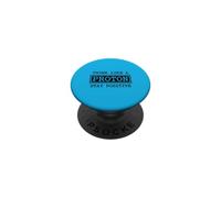 Think Like A Proton Stay Positive Chemistry Physics Geek PopSockets Adhesive PopGrip