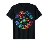 Think Like A Proton Stay Positive Periodic Table Gag Teacher T-Shirt