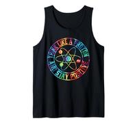 Think Like A Proton Stay Positive Periodic Table Gag Teacher Tank Top