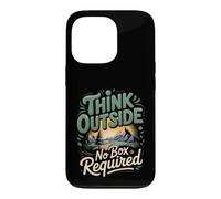 Think Outside No Box Required Hiking Hiker Outdoor Case for iPhone 13 Pro