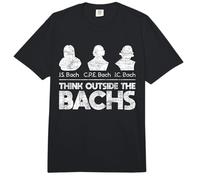 Think Outside The Bachs - Classical Music Composer Teacher Comfort Colors Adult Heavyweight T-Shirt