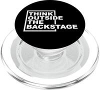 Think outside the backstage Theater Backstage Tech Crew PopSockets PopGrip for MagSafe