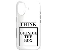 Think Outside the Box - Blue Sky Thinking - Funny Slogan Case for iPhone 17