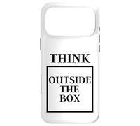 Think Outside the Box - Blue Sky Thinking - Funny Slogan Case for iPhone 17 Pro Max