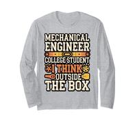 Think Outside The Box Engineering Humor Long Sleeve T-Shirt