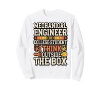 Think Outside the Box Engineering Humor Sweatshirt