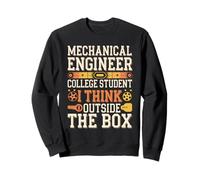 Think Outside the Box Engineering Humor Sweatshirt
