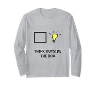 Think Outside The Box Funny T-Shirt Long Sleeve T-Shirt