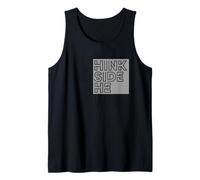 Think Outside The Box Minimalist Motivational Tank Top