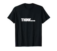 Think Pause Dots Design T-Shirt