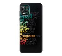 Think Positive Words Quotes Case Cover For Motorola Moto G Stylus 5G