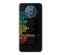 Think Positive Words Quotes Case Cover For Nokia 9 PureView