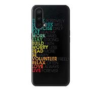 Think Positive Words Quotes Case Cover For OnePlus Nord CE 5G